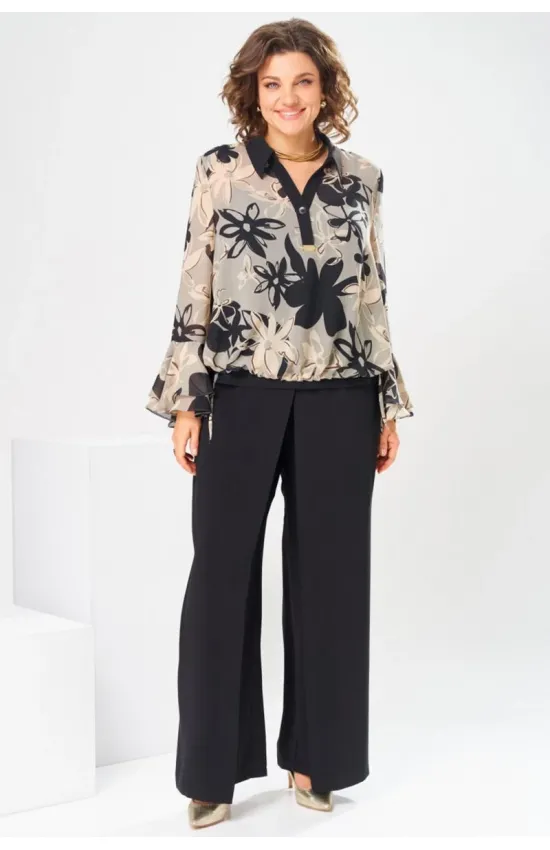 Костюм Romanovich 3-2869 черный+беж