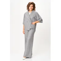 Костюм Кокетка и К 1300 серый