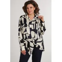 Костюм AMORI 8026 бежевый+синий