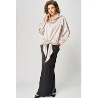 Костюм 2282 черный+жемчуг