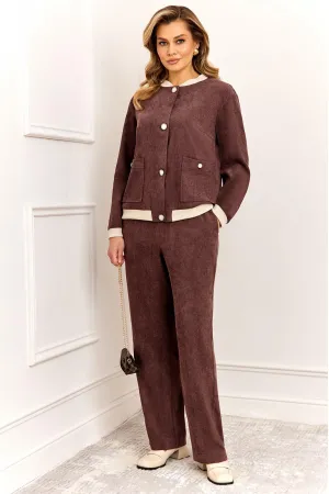 Костюм AGATTI 5992-2 кофейный