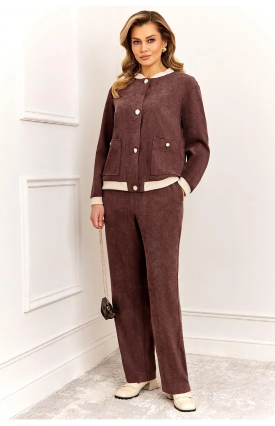 Костюм AGATTI 5992-2 кофейный