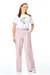 Костюм T&N 7738 пыльная роза и белый