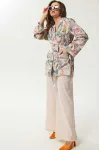 Костюм MisLana C946 цветы+молоко