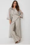 Костюм Магия Моды 2654 бежево-серый