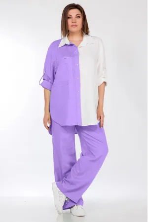 Костюм Lady Secret 2794 белый+аметистовый