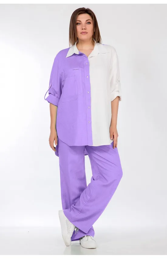 Костюм Lady Secret 2794 белый+аметистовый