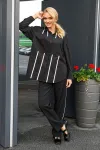 Костюм Alani 2399 черный+ полоска