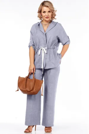 Костюм Vilena fashion 1077 серый