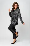 Костюм Кокетка и К 1307 черный