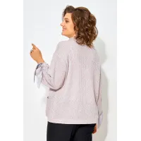 Костюм Лилиана 1493БрПн жемчуг+черный