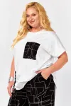 Костюм Кокетка и К 1297 черный+белый