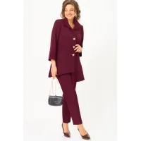 Костюм Vilena fashion 1110 бургунди