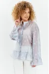 Костюм Euromoda 769 молочный+дымчато-голубой Костюм Euromoda 769 молочный+дымчато-голубой