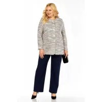 Костюм Асолия 1506 молочно-синий