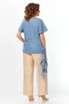 Костюм Mira Fashion 5696-2 синий+бежевый