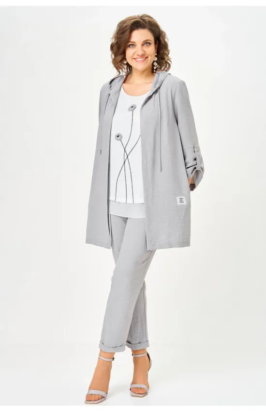 Костюм Svetlana Style 1527 серый