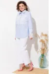 Костюм Anastasia MAK 1352 голубой+полоска