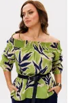 Костюм MisLana 11090 зеленый/синий