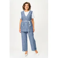 Костюм AMUAR 1049 голубой джинс