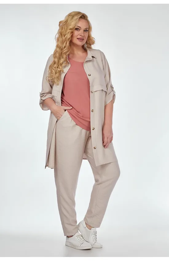 Костюм ALGRANDA 3983 Терракот,бежевый