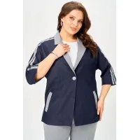 Костюм Lady Style Classic 3043 Темно-синий с серым