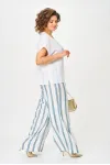 Костюм Michel Chic 1431 белый/голубая полоска