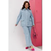 Костюм INVITE 6089 голубой джинс