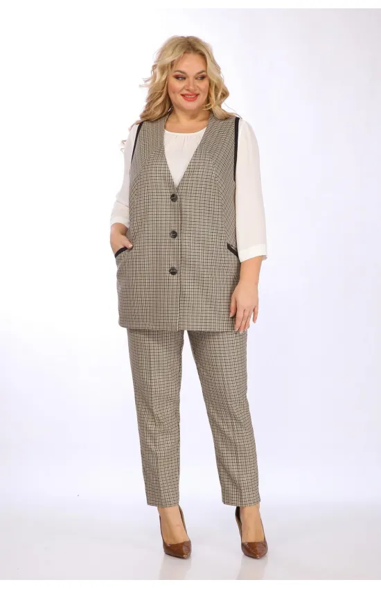 Костюм Jurimex 3162 молочный+беж+коричневый