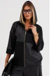 Костюм Anastasia 1393 графит (принт клетка)