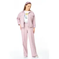 Костюм T&N 7738 пыльная роза и белый