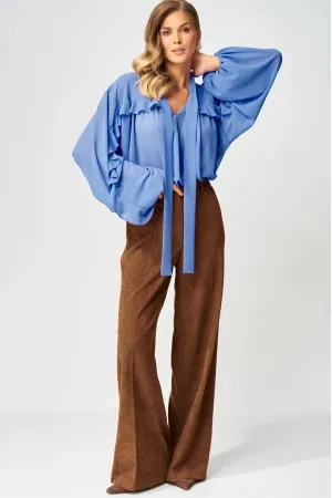 Костюм GIZART 5410 голубой, коричневый