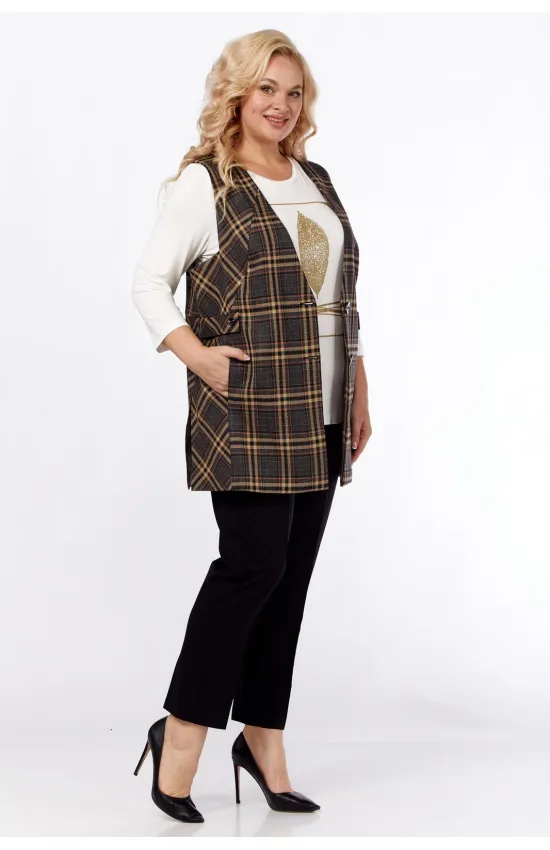 Костюм Jurimex 3187 черный+молочный+серый