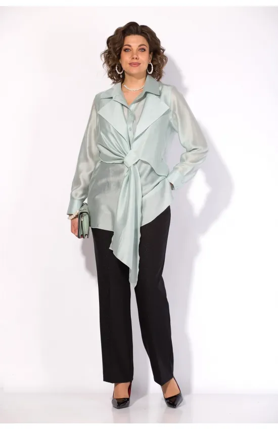 Костюм Лилиана 1520 БрПн мятный+черный