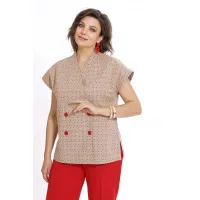 Костюм Alani 2524 бежевый+красный