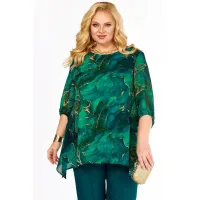 Костюм Элль-стиль 2263-14 изумруд