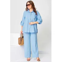 Костюм Асолия 1490 голубой Костюм Асолия 1490 голубой