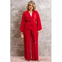 Костюм Anastasia 1063.1 рубиновый красный