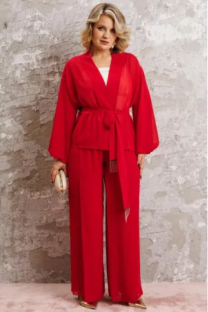 Костюм Anastasia 1063.1 рубиновый красный