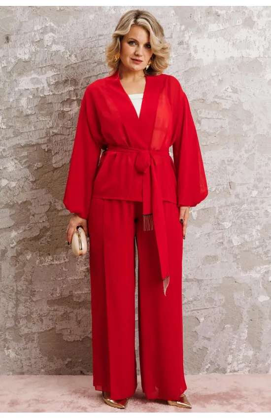 Костюм Anastasia 1063.1 рубиновый красный