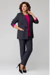 Костюм Мишель стиль 1145-1 графит + фуксия Костюм Мишель стиль 1145-1 графит + фуксия