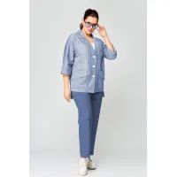 Костюм ALEZA 1203 голубой Костюм ALEZA 1203 голубой