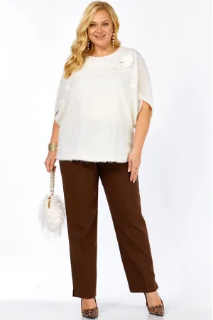 Костюм Элль-стиль 2423 молоко, корица