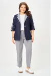 Костюм Lady Style Classic 3043 Темно-синий с серым Костюм Lady Style Classic 3043 Темно-синий с серым