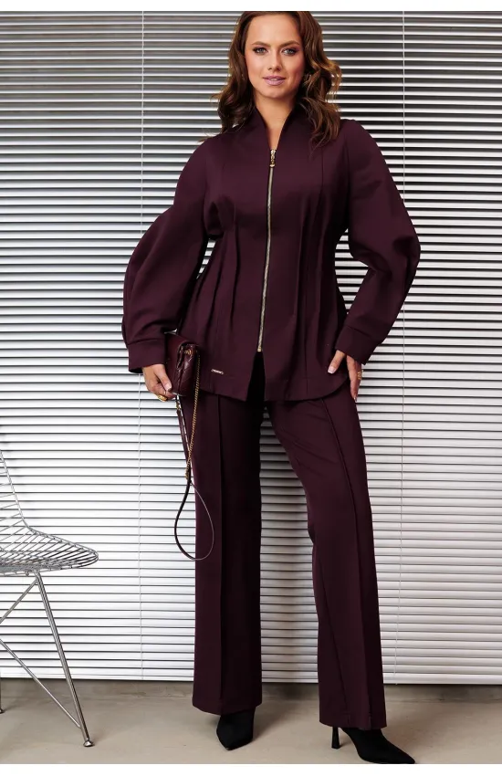 Костюм INVITE 6108 бордовый