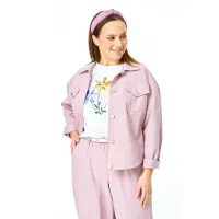Костюм T&N 7738 пыльная роза и белый