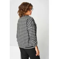 Костюм Асолия 1511 чёрно-серый