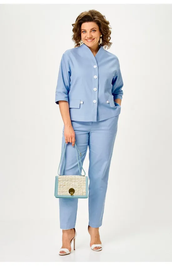 Костюм Vilena fashion 1159 голубой