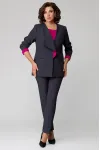 Костюм Мишель стиль 1145-1 графит + фуксия Костюм Мишель стиль 1145-1 графит + фуксия