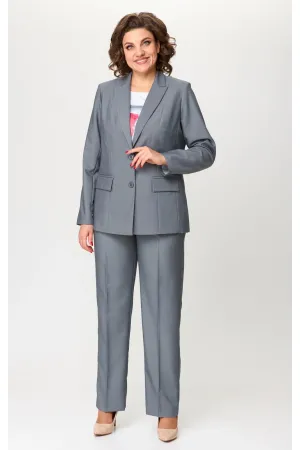 Костюм БелЭльСтиль 412-303/596-279 серый